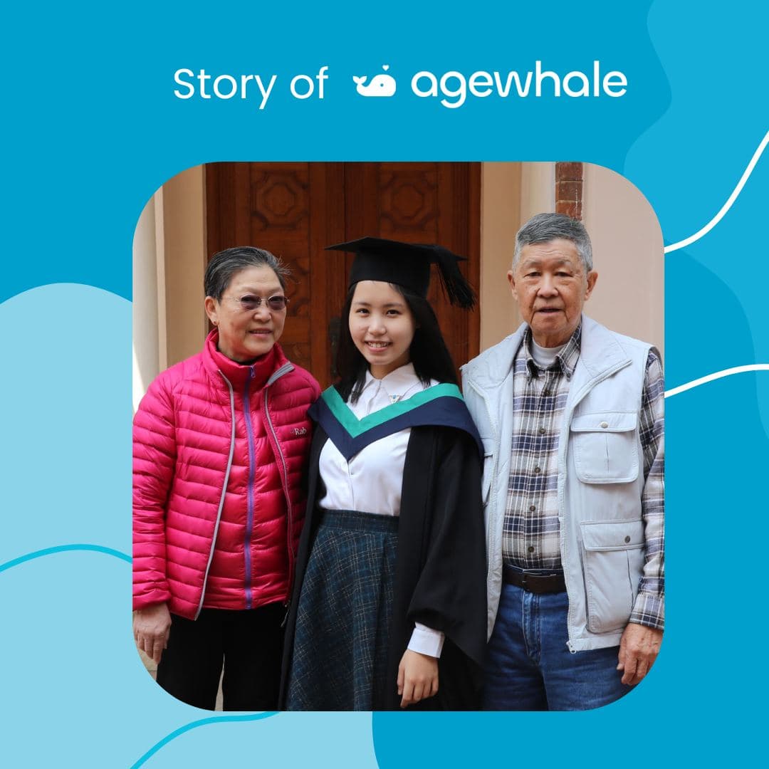 HKU graduation photo with my grandparents